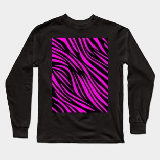 Pink Zebra Long Sleeve T-Shirt